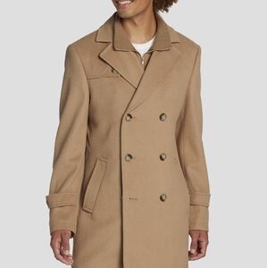 NEW Michael Kors Classic Fit Double-Breasted Wool Peacoat Pea coat Jacket XL